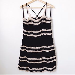 Yoana Baraschi Black & Pink Strappy Dress